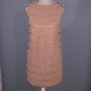 Ann Taylor petite sleeveless pleated cocktail dress